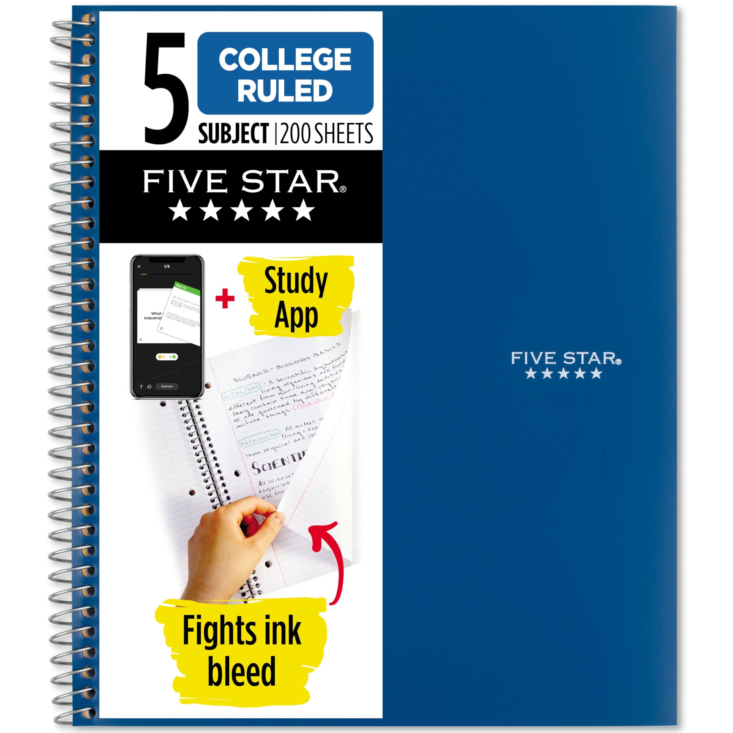 Five Star Spiral Notebook